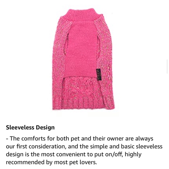 NEW Kyeese Dog Sweater, Small Breeds S 🐶💕 - Picture 4 of 13